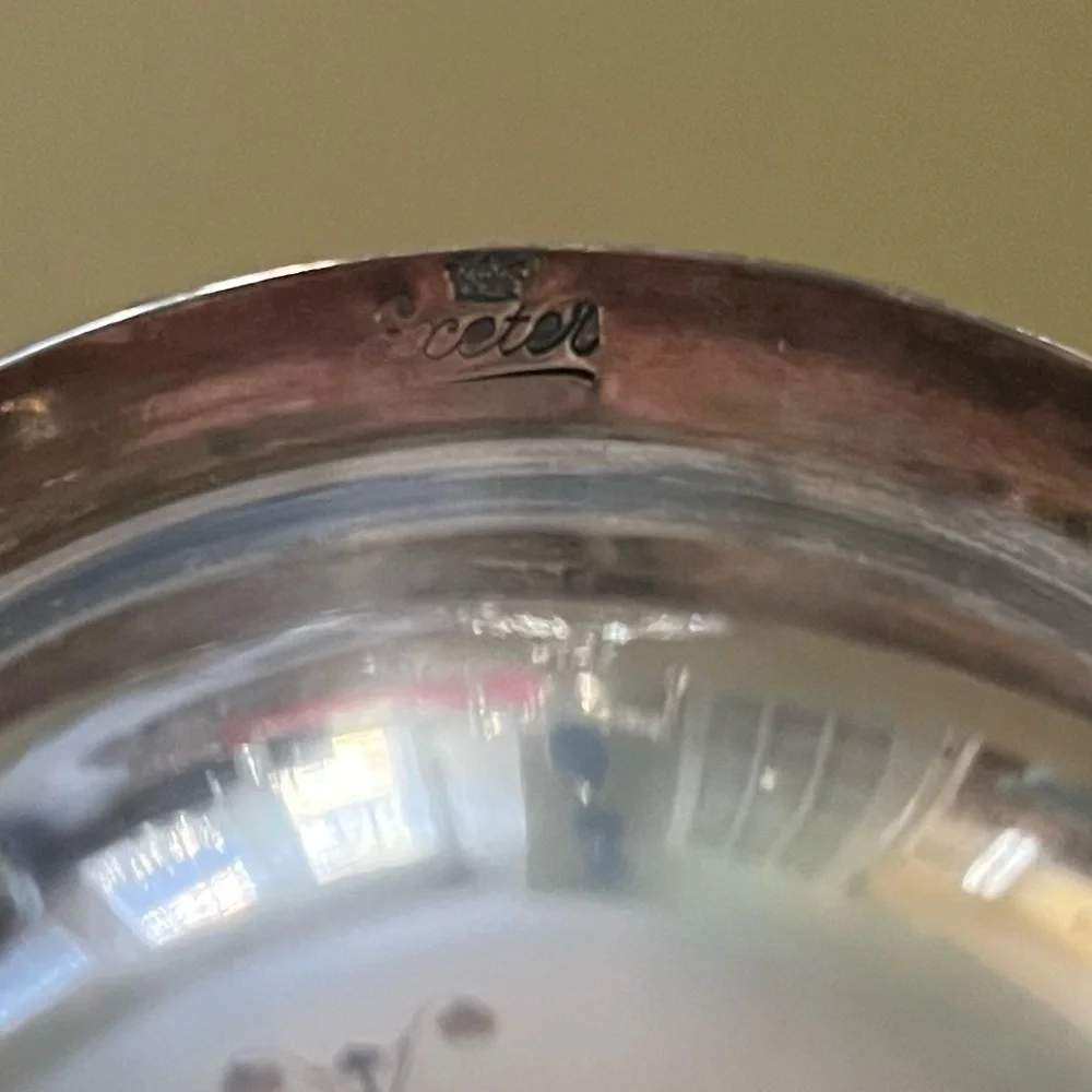Antique Exeter Silver Plated Sugar Bowl Dish - Picture 6 of 6